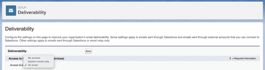 Salesforce Admin tricks - Email Deliverability