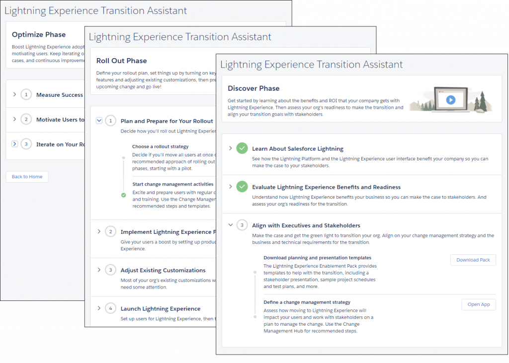 Lightning Experience Transition Assistant Salesforce Summer'19