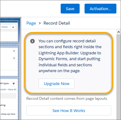 Salesforce Dynamic Forms page layouts