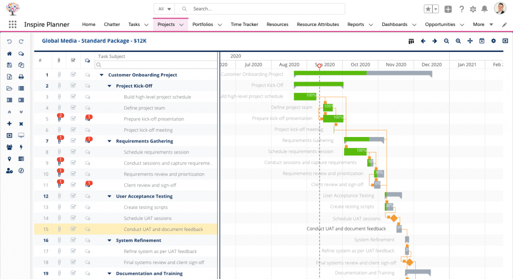 How Salesforce Gantt Chart Software Can Help Manage Projects - Inspire ...