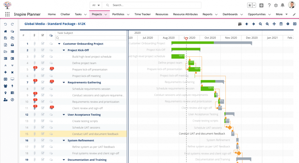 How Salesforce Gantt Chart Software Can Help Manage Projects - Inspire ...