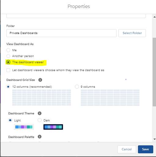 Dynamic Salesforce Dashboards