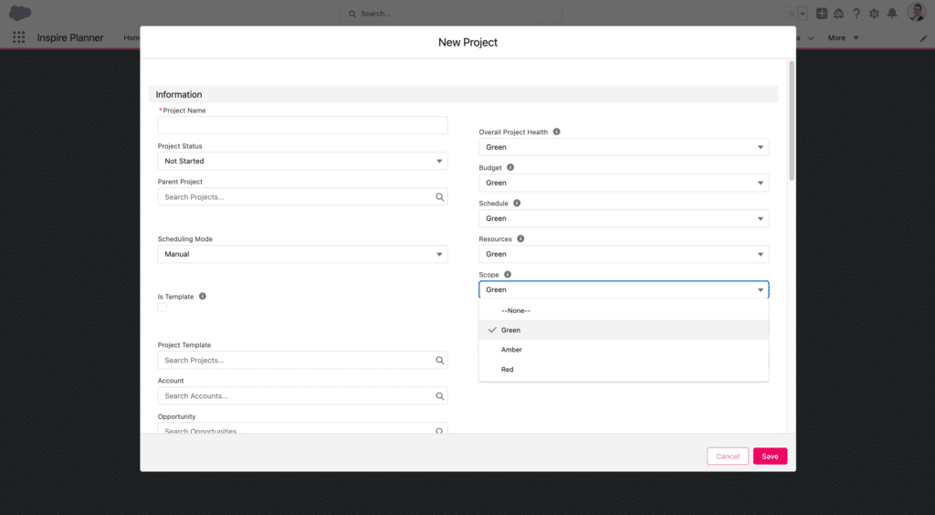 KPIs in Inspire Planner